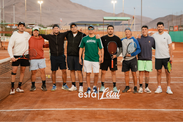 Person playing tennis